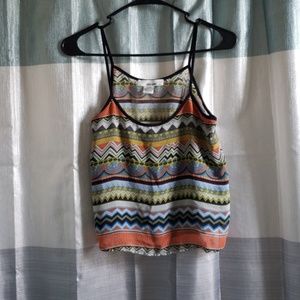 Patterend Crop Top